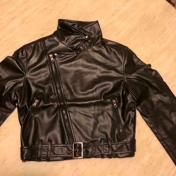 New Avril Lavignes Abbey Dawn Leather Biker Jacket - Picture 5 of 12